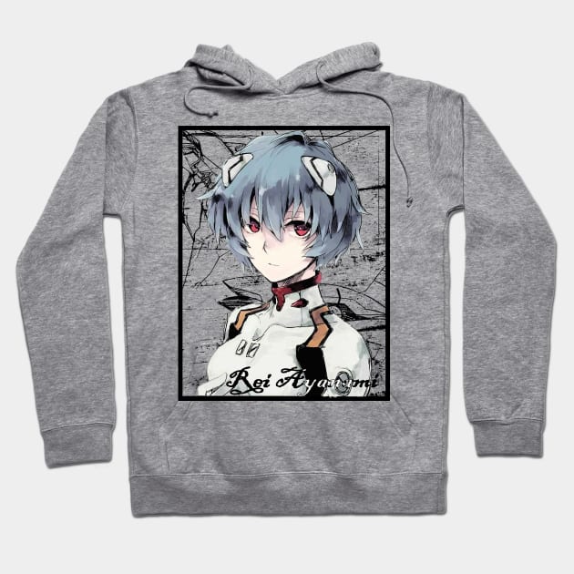 Rei Ayanami Hoodie by Kaniart